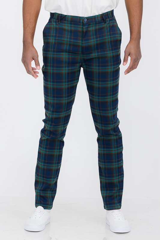 Checkmate Classic Men's Plaid Trousers
